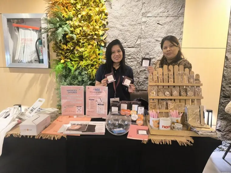 The Kraftina booth